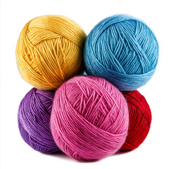 yarn Isolated on white Background