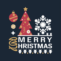 2d vector illustration colorful icon for Christmas items and decoration with gifts accessories