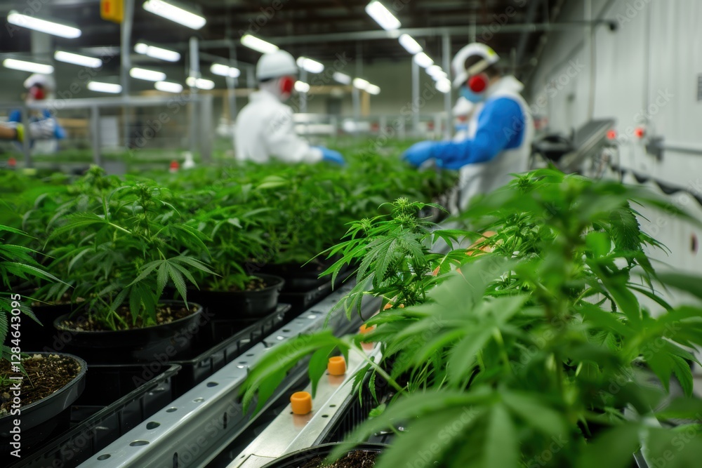 Poster efficient hydroponic packaging line monitoring for quality control in high-tech facilities