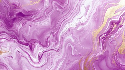 Obraz premium Modern Luxury Purple Marble Art with Stained Surface and Ink Effect