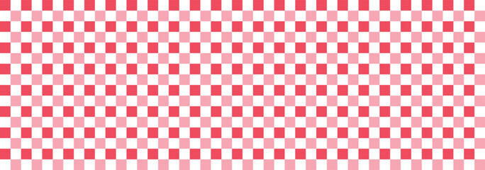 Seamless repeat pattern with ditsy hand drawn checkerboard in cotton candy pink and red. Soft pink and red checker for Valentines day, girls, cosmetics, teen projects and more