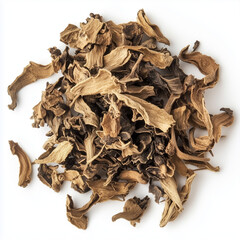 Maror (bitter herbs, symbolizing the bitterness of slavery) on a white background