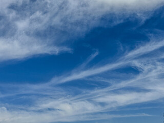 Obraz premium blue sky and white clouds