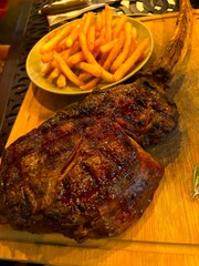 Tomahawk Steak and Fries