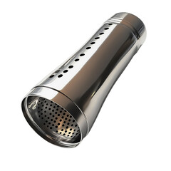 Stylish Modern Cocktail Shaker Isolated on Transparent Background