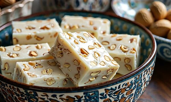 mexican turr&oacute;n de cacahuate, peanut nougat video