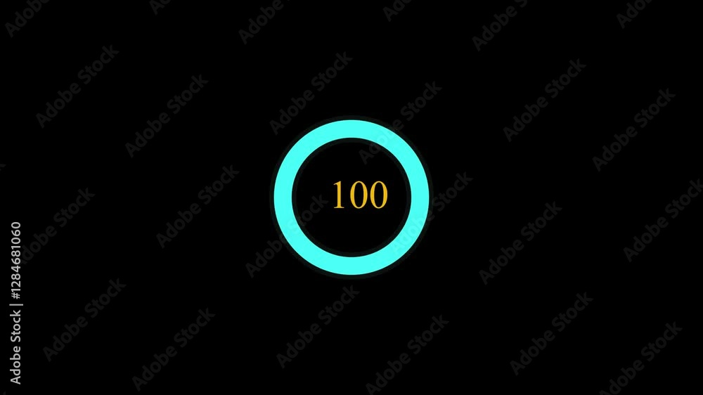 Poster circle percentage diagrams , loading circle ring. loading transfer ,download animation 0-100% loadin