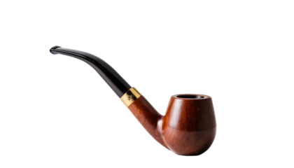 Wooden smoking pipe PNG