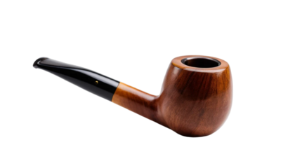 Wooden smoking pipe PNG