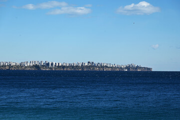 Antalya's world-famous Konyaalti Beach is unmanned