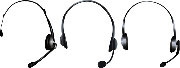 Headphones, music, call center, technology,helpline