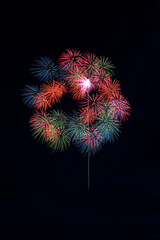 山形県 大石田まつり最上川花火大会 尺玉 Oishida Festival Fireworks 12 inch shell