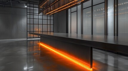 interior of a modern industrial office