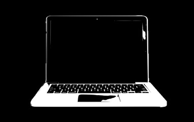 Fototapeta premium Sleek Modern Laptop Design