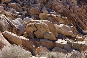 Rock formations in the desert