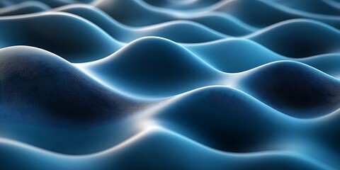 Fototapeta premium Abstract Blue Wave Pattern Background (7)