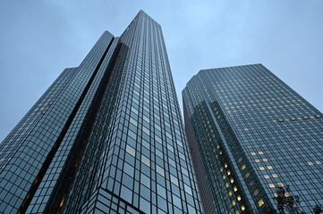 Obraz premium Hochhaus in Frankfurt