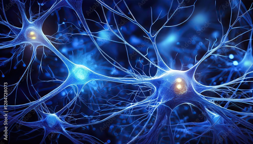 Poster close up exploration of neuron connections reveals stunning complexity and vitality