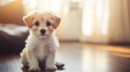 jack russell terrier sitting on the floor