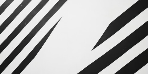 Abstract Black and White Stripes Pattern Design, showcasing striking contrast and elegance