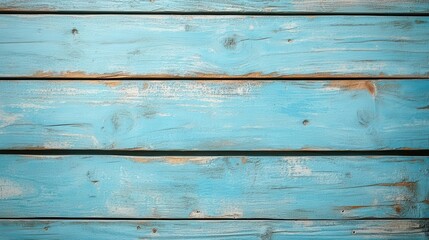 Obraz premium Beautiful Baby Blue Rustic Wooden Planks Background with Natural Distressed Texture Perfect for Newborn Photography and Product Displays