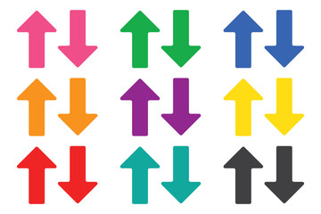 up and down arrow icon