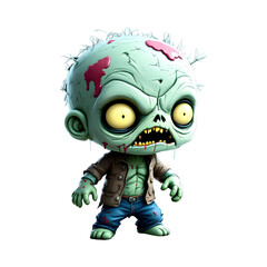 Chibi Zombie Transparent Background