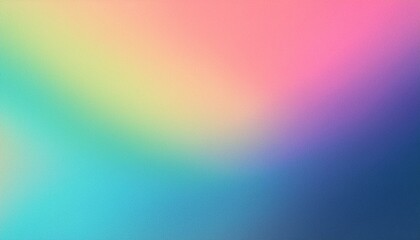 Obraz premium Abstract pastel holographic blurred grainy gradient banner background texture. Colorful digital grain soft noise effect pattern. Lo-fi multicolor vintage retro design.