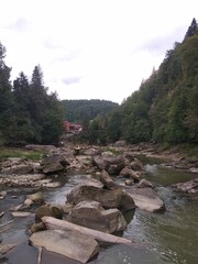 mountain river in the mountains