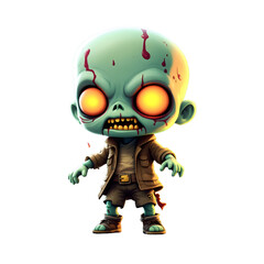 Chibi Zombie Transparent Background