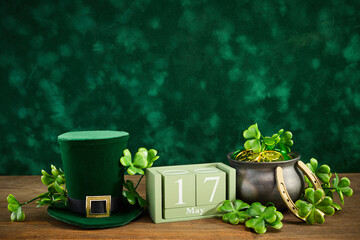 St. Patrick's Day Decor. Festive St. Patrick's Day setup