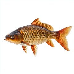 Fototapeta premium A close-up of a fish that clearly displays its scales and other notable characteristics