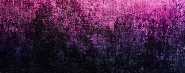 Fototapeta premium Deep purple, pink, and black gradient with a flowing grainy texture, ideal for dark-themed design projects.