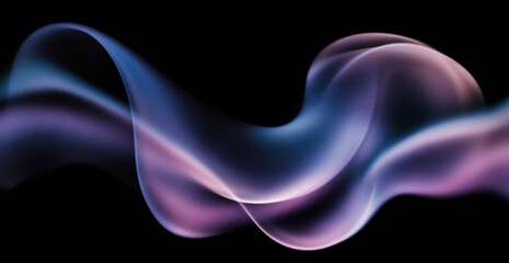 Naklejka premium Vibrant rainbow, orange blue teal white psychedelic grainy gradient color flow wave on black background, music cover dance party poster design. Retro Colors from the 1970s 1980s, 70s, 80s, 90s style