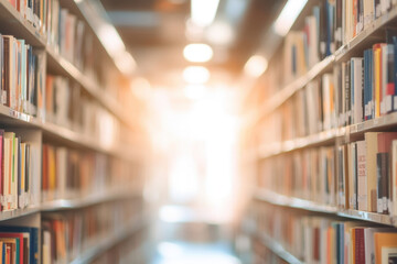 Abstract blurred material library room. Defocused perspective of material samples collection. Blur background for architectural design and interior finishing concept