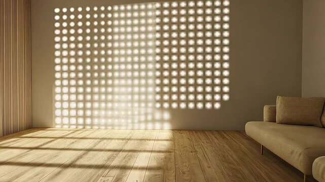 Sunlit Minimalist Living Room Interior Design