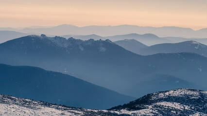 Siete picos atardecer.