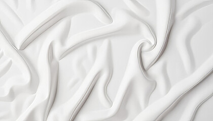 Obraz premium Elegant bridal hair accessory with pearls on soft fabric backdrop, romance