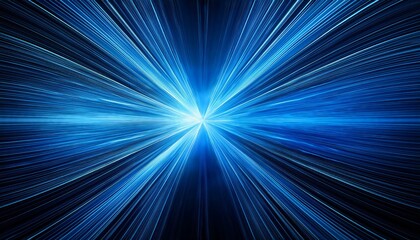 Fototapeta premium abstract blue background 3d illustration fractal graphics composition of rays of light