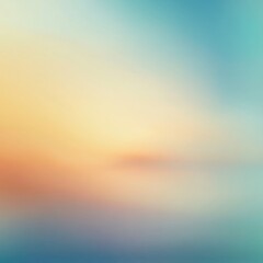 Fototapeta premium Soft focus sunset sky, blurred colors, peaceful atmosphere, for background use