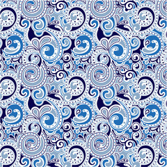 Paisley Curved ethnic lace Pattern