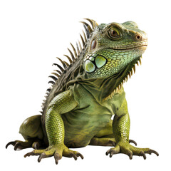 Obraz premium iguana isolated on transparent background,PNG