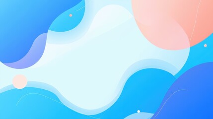 Modern abstract blue banner featuring light circles and geometric shapes, ideal for tech and business backgrounds.