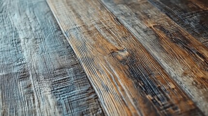 Fototapeta premium Rustic Brown and Gray Wooden Planks Texture Background High Resolution Detailed Weathered Wood Surface Natural Timber Design Element Perfect for 