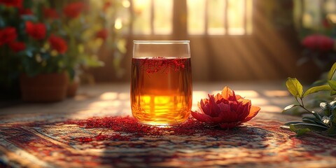 Saffron Tea: A Golden Hour Delight