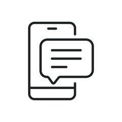 Comment thin line icons. Editable stroke and Perfect pixel on transparent background