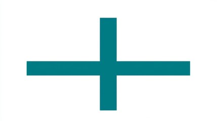 Obraz premium A medical cross intertwined with a heartbeat line and adorned with a small heart icon. The design incorporates elements of health and vitality, featuring basic green and black lines