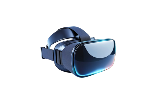 Sleek Virtual Reality Headset Futuristic Tech Immersive Experience