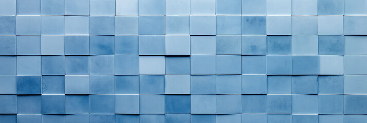 Geometric Blue Cube Background