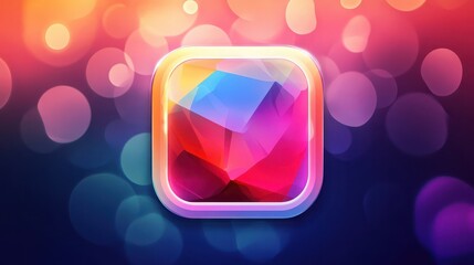 App icon vector-style image of abstract background